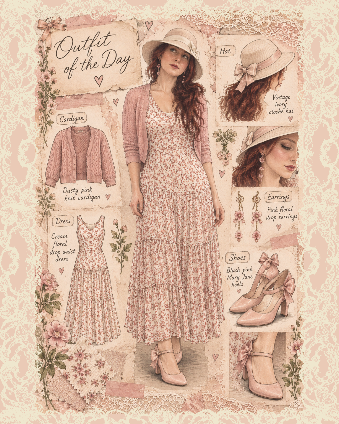 Wednesday outfit collage, October 12–16, 2026